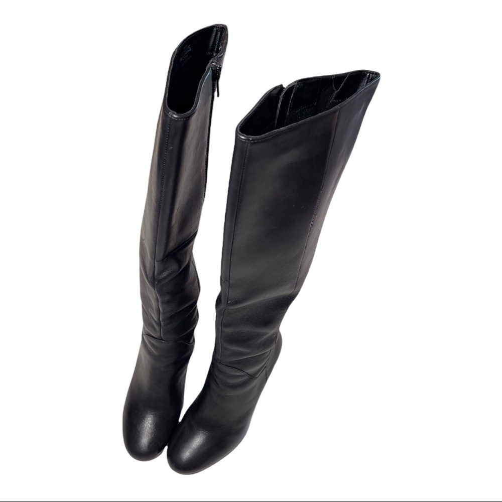 Steve Madden Romani Black Leather Boots